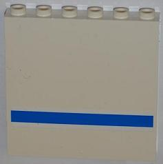 59349pb036 | Panel 1 x 6 x 5 with Blue Stripe Pattern (Sticker) - Set 7288 | LEGOPART