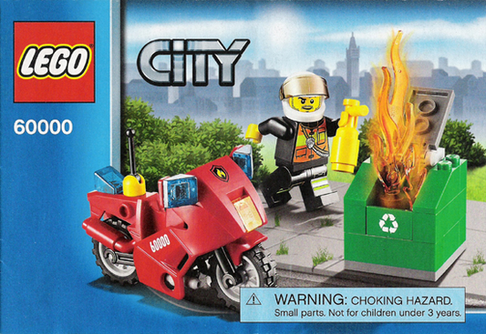 60000-1 | Fire Motorcycle | INSTRUCTIONS | LEGOPART