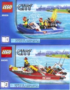 60005-1 | Fire Boat | INSTRUCTIONS | LEGOPART