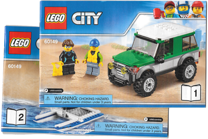 60149-1 | 4×4 with Catamaran | INSTRUCTIONS | LEGOPART