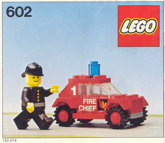 602-1 | Fire Chief's Car | INSTRUCTIONS | LEGOPART