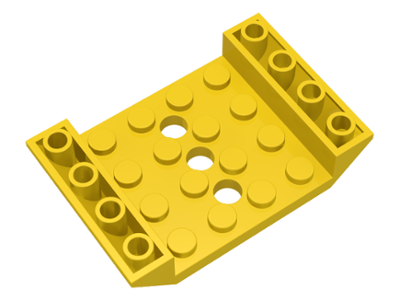 60219 | Slope, Inverted 45 6 x 4 Double with 4 x 4 Cutout and 3 Holes | LEGOPART