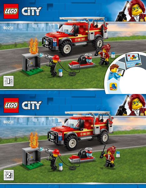 60231-1 | Fire Chief Response Truck | INSTRUCTIONS | LEGOPART