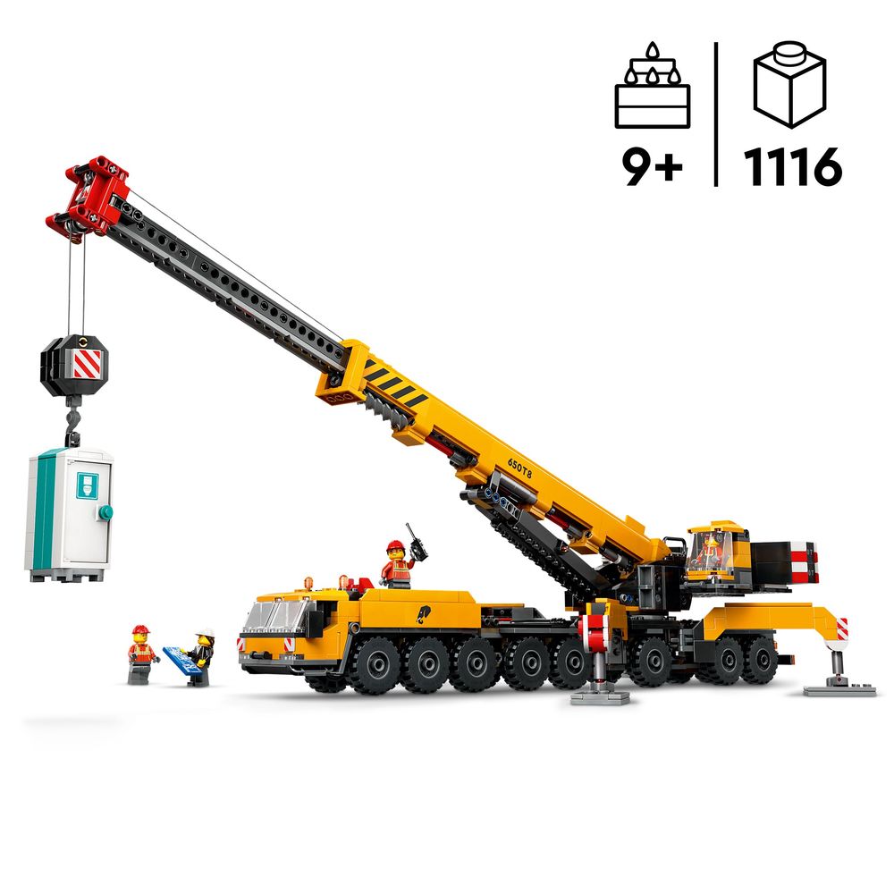 Yellow Mobile Construction Crane LEGO 60409