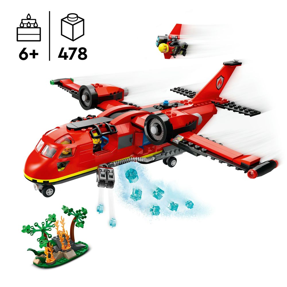 Brand reddingsvliegtuig LEGO 60413