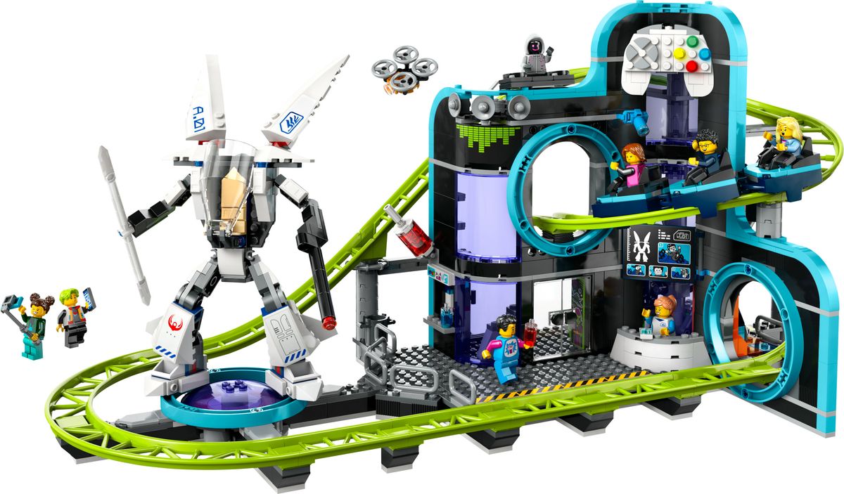 Robot World Roller Coaster Park LEGO 60421