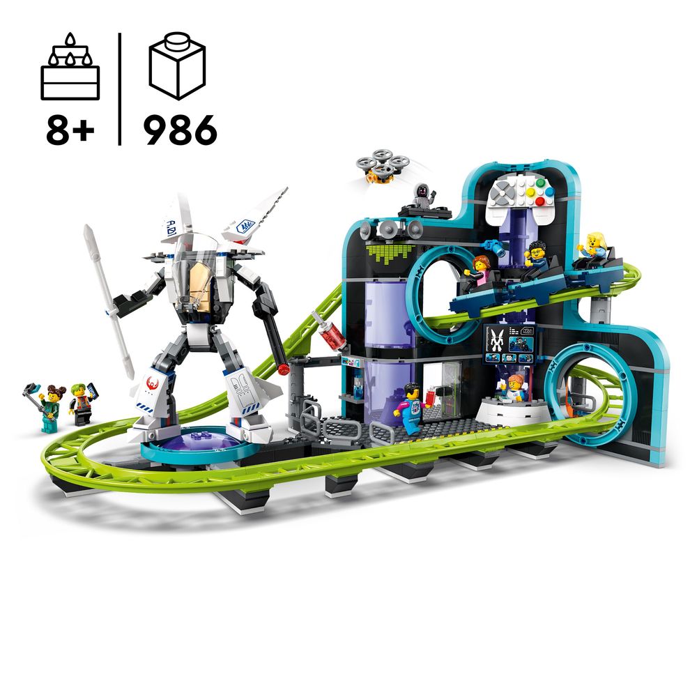 Robot World Roller Coaster Park LEGO 60421