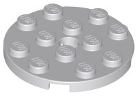 60474 | Plate, Round 4 x 4 with Hole | LEGOPART