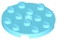 60474 | Plate, Round 4 x 4 with Hole | LEGOPART