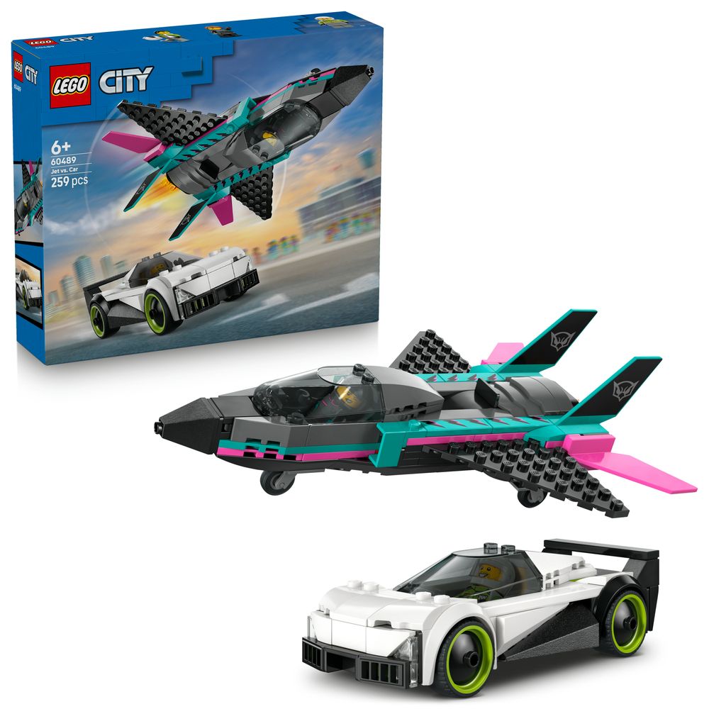 Jet vs. Car LEGO 60489