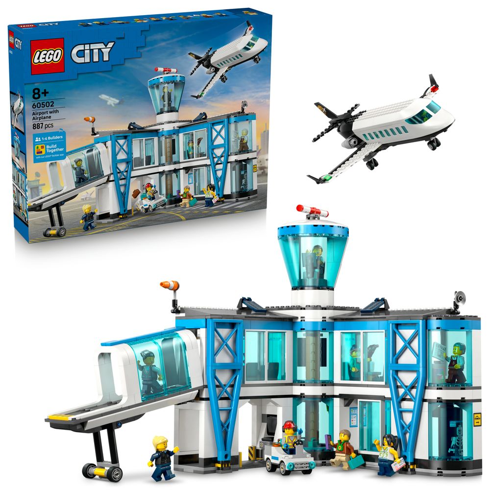 Airport with Airplane LEGO 60502