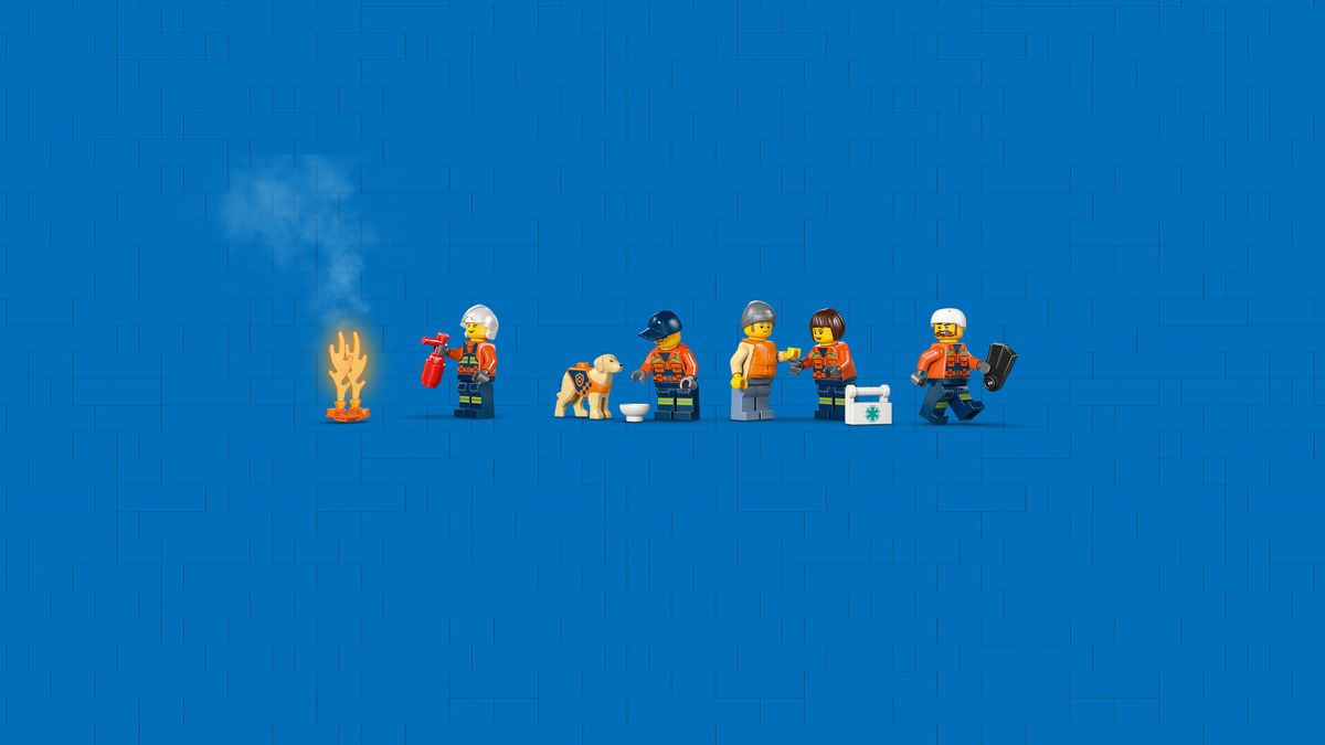 Coast Guard Rescue Boat & Helicopter LEGO 60504