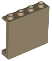 60581 | Panel 1 x 4 x 3 with Side Supports - Hollow Studs | LEGOPART