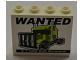 60581pb001 | Panel 1 x 4 x 3 with Side Supports - Hollow Studs with 'WANTED $1.000.000 Reward' Pattern | LEGOPART