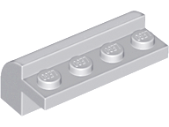 6081 | Slope, Curved 2 x 4 x 1 1/3 with 4 Recessed Studs | LEGOPART