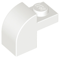 6091 | Slope, Curved 2 x 1 x 1 1/3 with Recessed Stud | LEGOPART