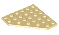 6106 | Wedge, Plate 6 x 6 Cut Corner | LEGOPART