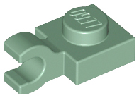 61252 | Plate, Modified 1 x 1 with Open O Clip | LEGOPART