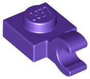 61252 | Plate, Modified 1 x 1 with Open O Clip | LEGOPART