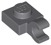 61252 | Plate, Modified 1 x 1 with Open O Clip | LEGOPART