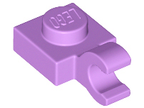 61252 | Plate, Modified 1 x 1 with Open O Clip | LEGOPART