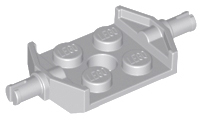 6157 | Plate, Modified 2 x 2 with Wheels Holder Wide and Hole | LEGOPART