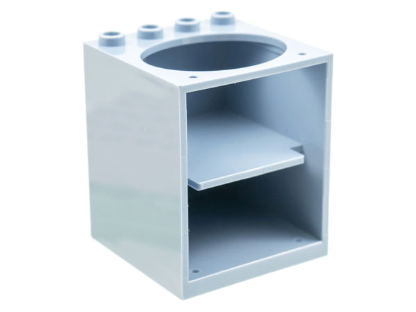 6197 | Container, Cupboard 4 x 4 x 4 with Elliptical Hole for Sink | LEGOPART