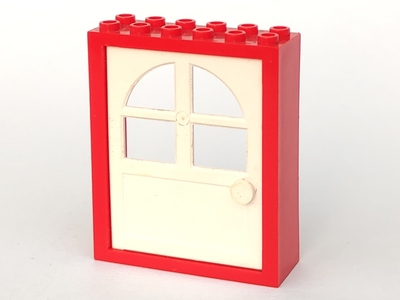 6235c01 | Door, Frame 2 x 6 x 6 FreeStyle with White Door | LEGOPART