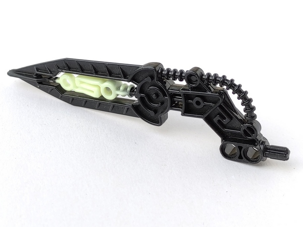 64263pb03 | Bionicle Wing Angled with Molded Glow In Dark Opaque Center Pattern | LEGOPART