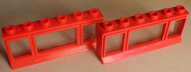 645bc01 | Window 1 x 6 x 2 with Extended Lip, with Glass | LEGOPART