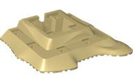 64649 | Baseplate, Raised 18 x 22 No Studs Two Level, 11 Holes | LEGOPART