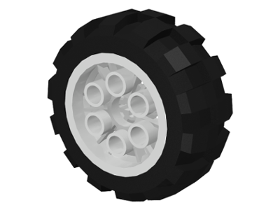 6582c01 | Wheel 20 x 30 Balloon Medium, with Black Tire 20 x 30 Balloon Medium | LEGOPART