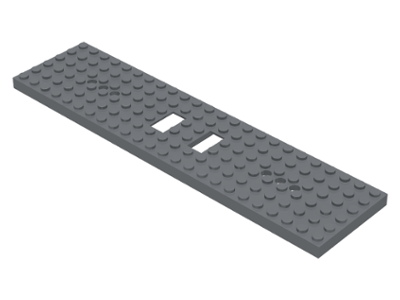 6584a | Train Base 6 x 24 with 3 Round Holes Each End | LEGOPART