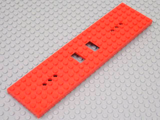 6584a | Train Base 6 x 24 with 3 Round Holes Each End | LEGOPART