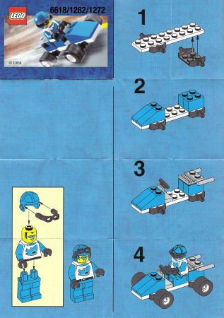 6618-1 | Blue Racer | INSTRUCTIONS | LEGOPART