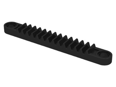 6630 | Technic, Gear Rack 1 x 8 with Holes | LEGOPART