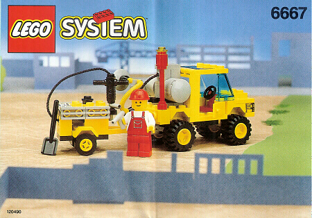 6667-1 | Pothole Patcher | INSTRUCTIONS | LEGOPART