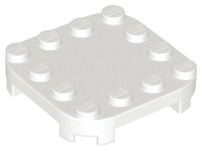 66792 | Plate, Modified 4 x 4 with Rounded Corners and 4 Feet | LEGOPART