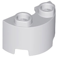 68013 | Cylinder Half 1 x 2 x 1 | LEGOPART