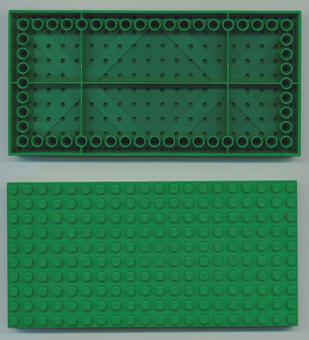 700eD2 | Brick 10 x 20 with Bottom Tubes in Single Row Around Edge, with Dual | LEGOPART