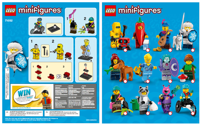 71032-1 | Minifigure, Series 22 | INSTRUCTIONS | LEGOPART