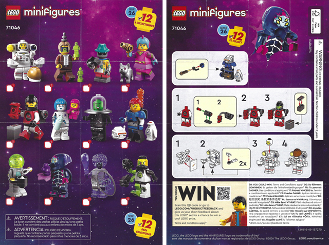 Minifigures Series 26 LEGO 71046
