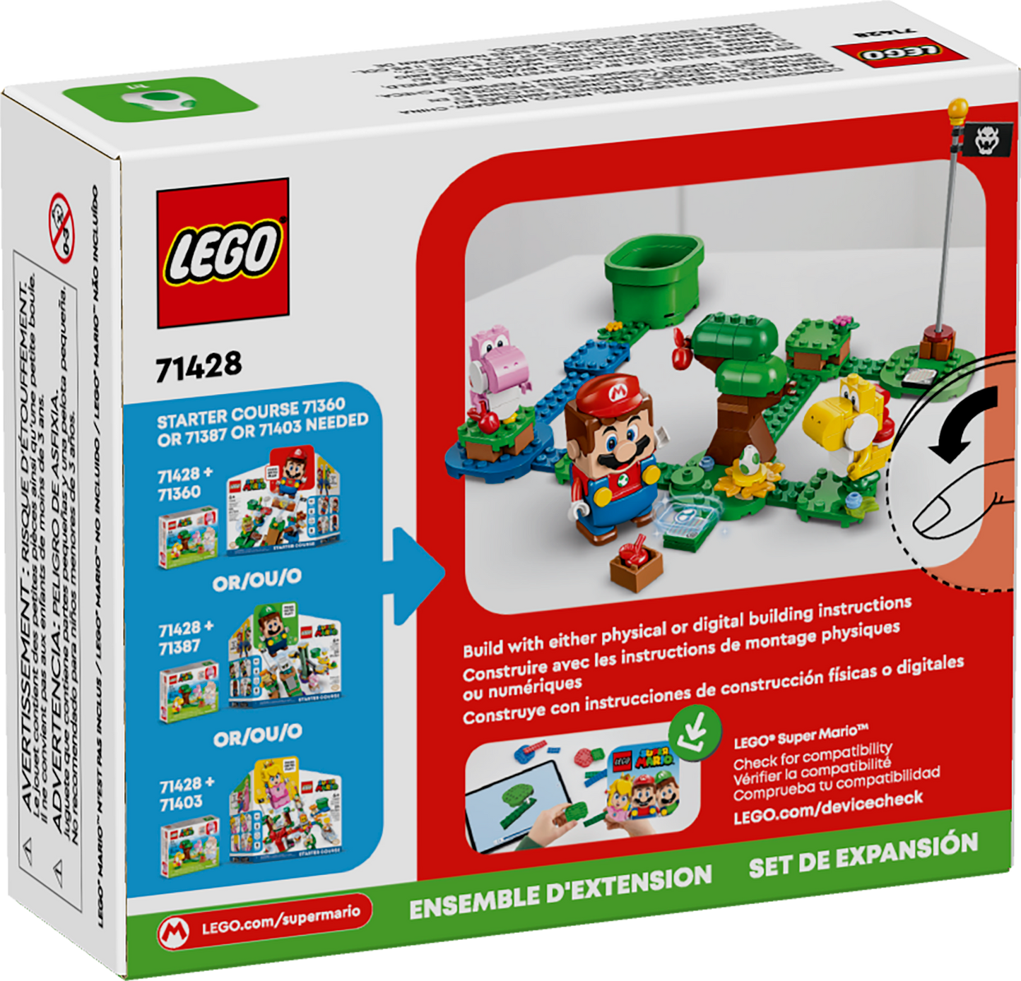 Yoshi's Peculiar Forest LEGO 71428