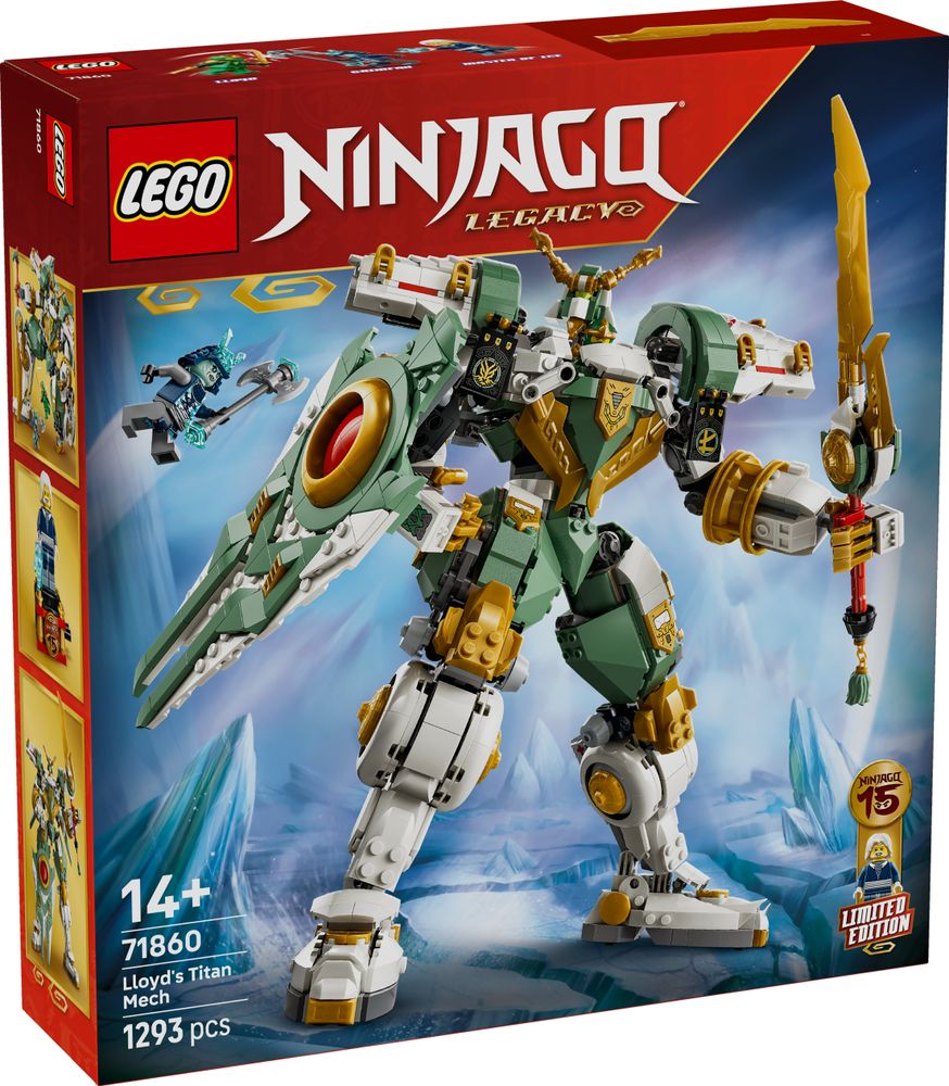 lloyd's titan mech 15th anniversary LEGO 71860