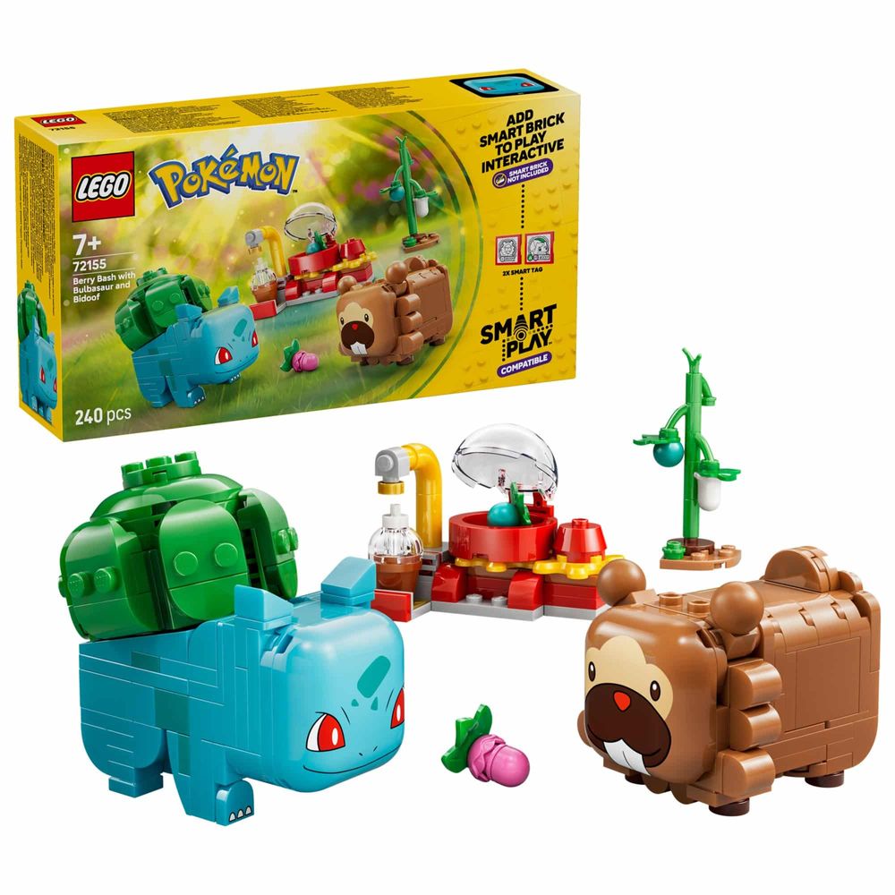 Berry Bash with Bulbasaur & Bidoof LEGO 72155