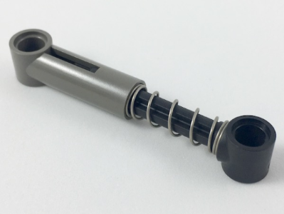 731c06 | Technic, Shock Absorber 6.5L with Black Piston Rod - Soft Spring, Standard Coils | LEGOPART