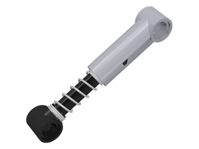 731c06 | Technic, Shock Absorber 6.5L with Black Piston Rod - Soft Spring, Standard Coils | LEGOPART
