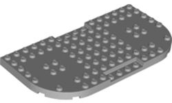 74166 | Brick, Modified 8 x 16 x 2/3 with 1 x 4 Indentations and 2 Rounded Corners | LEGOPART