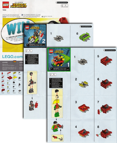 76062-1 | Mighty Micros: Robin vs. Bane | INSTRUCTIONS | LEGOPART