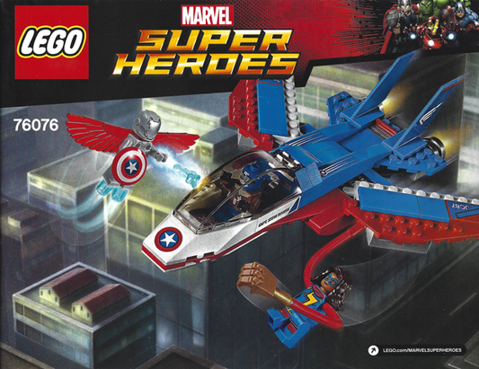 76076-1 | Captain America Jet Pursuit | INSTRUCTIONS | LEGOPART